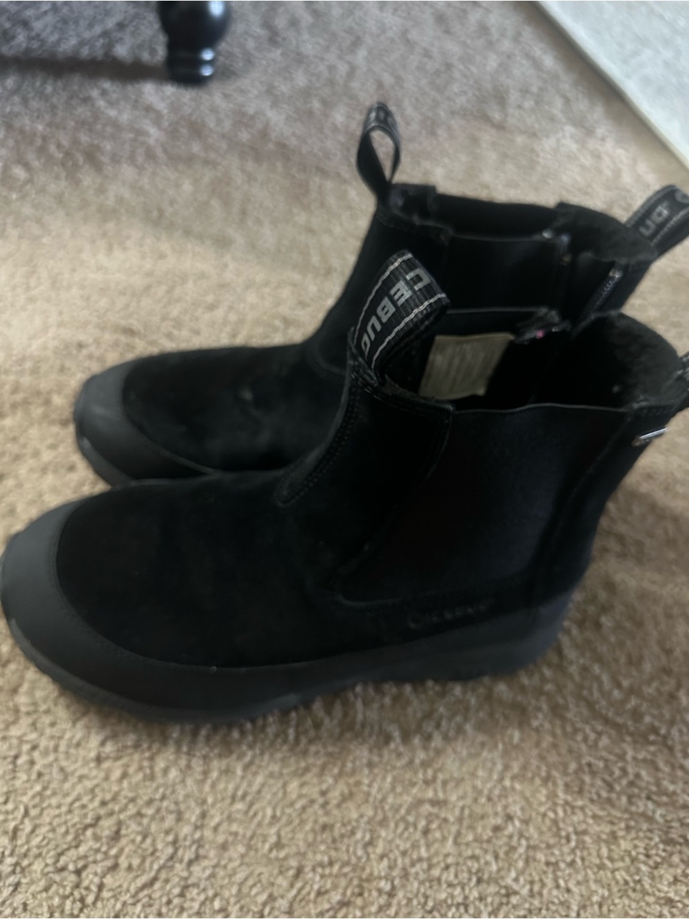 Boda Ice Bugs Black Chelsea Boots